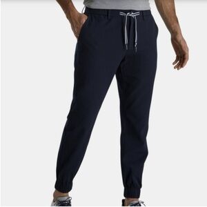 FootJoy x Todd Snyder Men’s Seersucker Camp Jogger Navy Blue Size Large